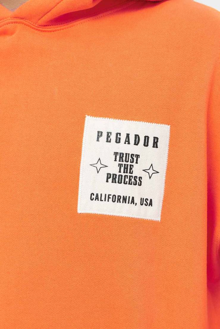 Pegador Salal Oversized Hoodie Vintage Washed Sunrise Orange Auslauf