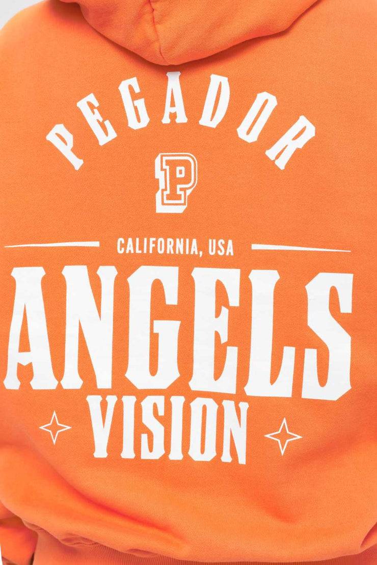 Pegador Salal Oversized Hoodie Vintage Washed Sunrise Orange Auslauf