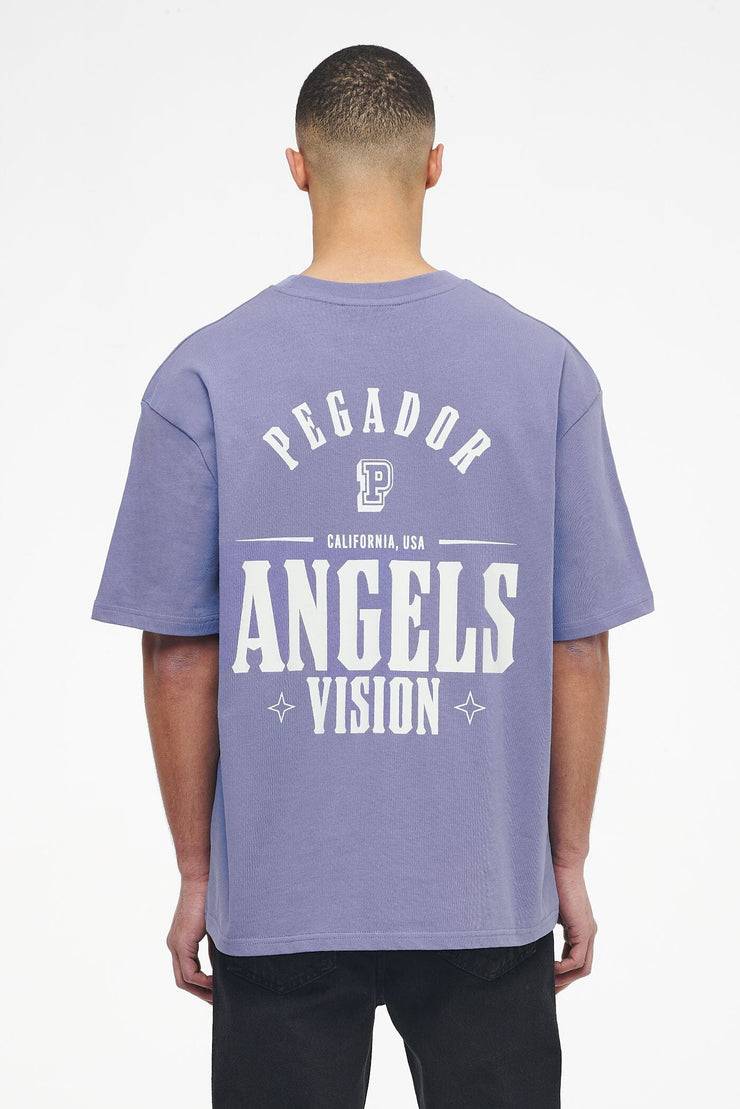 Pegador Salal Oversized Tee Vintage Washed Magic Violet Verkauf