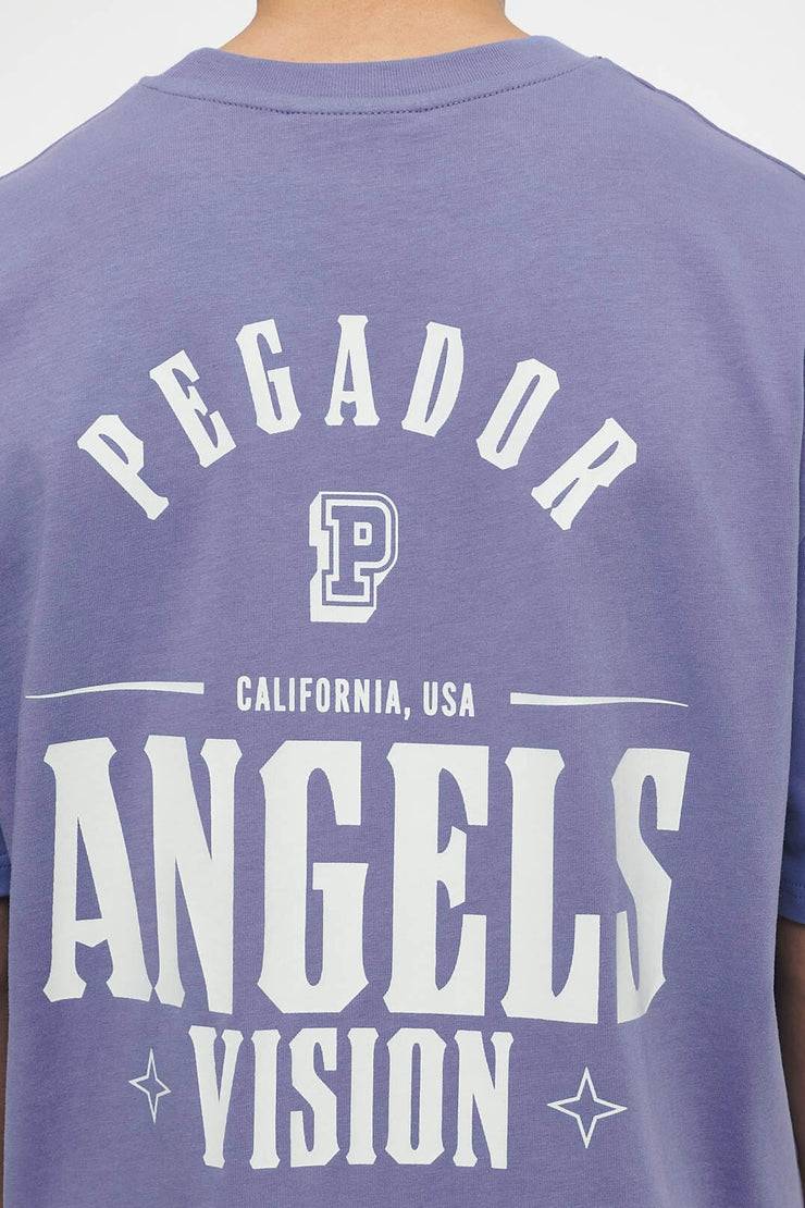 Pegador Salal Oversized Tee Vintage Washed Magic Violet Verkauf