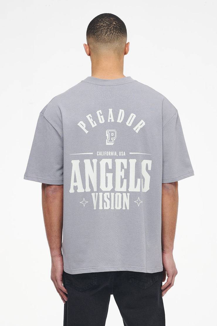 Pegador Salal Oversized Tee Vintage Washed Dusk Grey Hotsell