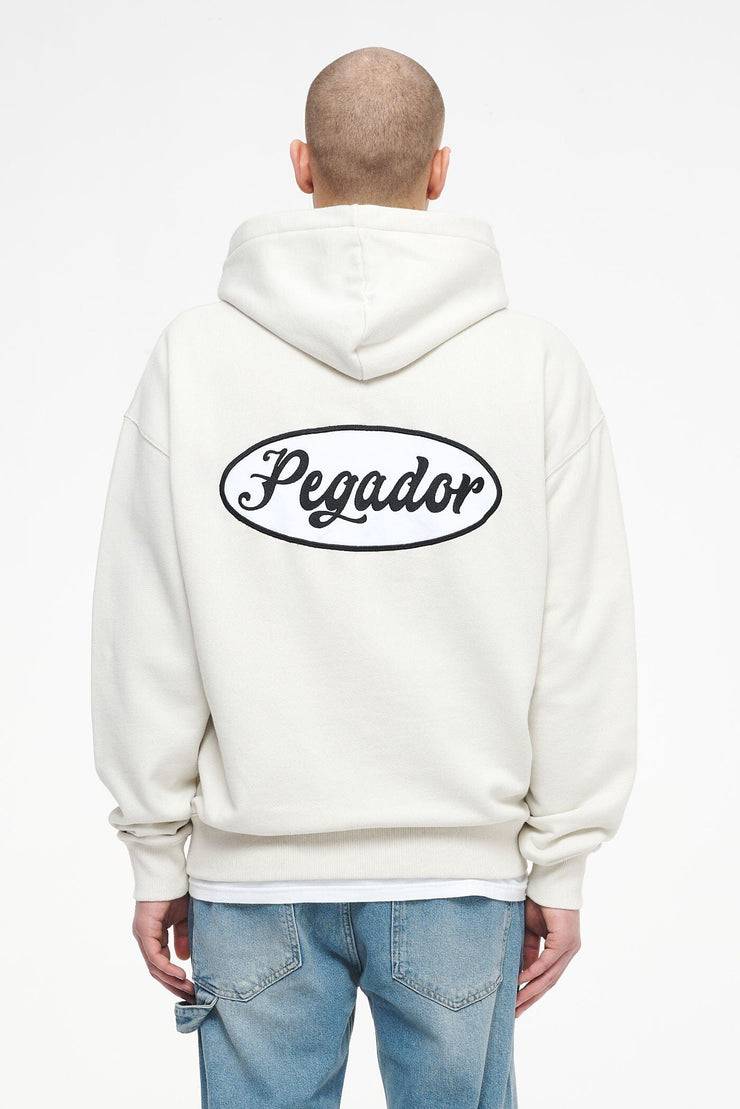 Pegador West Oversized Sweat Jacket Vintage Washed Angels Cream Limitierter Zeitrabatt