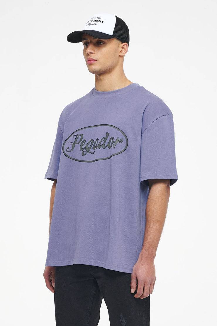 Pegador West Oversized Tee Vintage Washed Magic Violet Sonderangebot