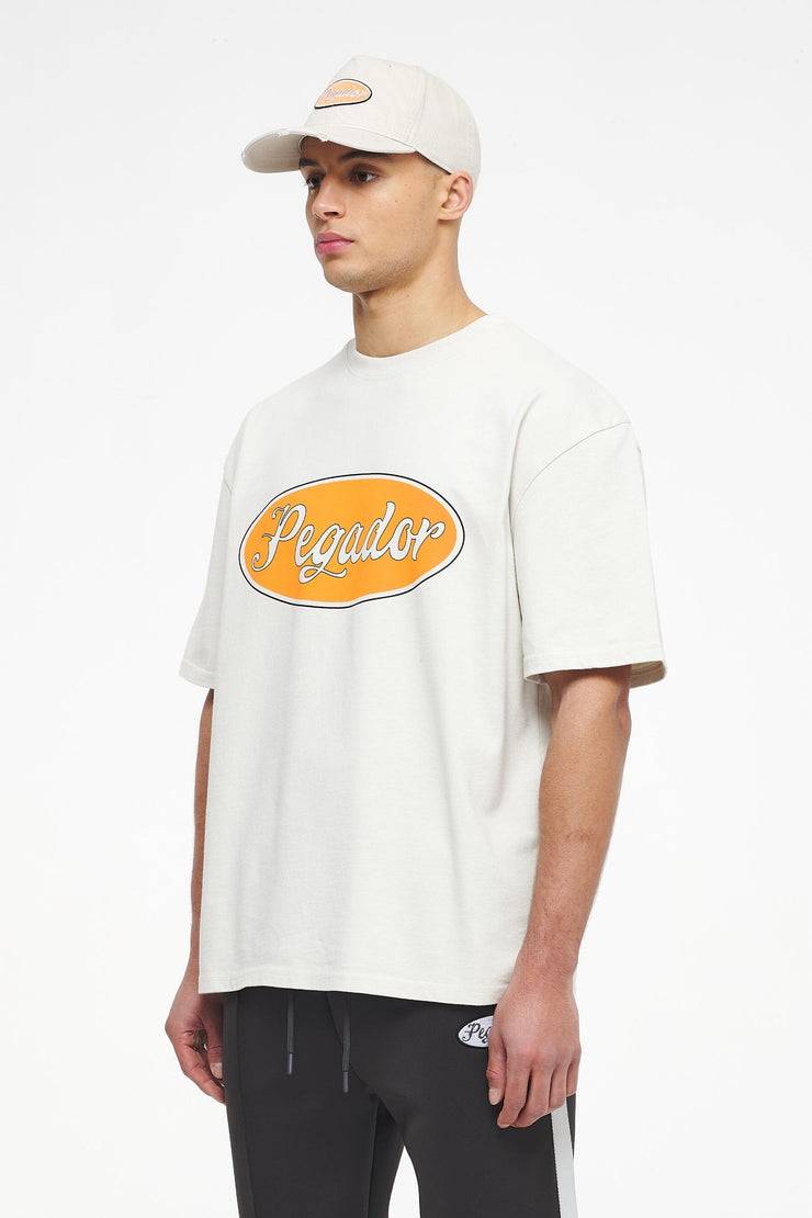 Pegador West Oversized Tee Vintage Washed Angels Cream Günstig kaufen