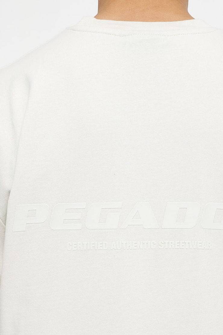 Pegador Colne Logo Oversized Tee Vintage Washed Angels Cream Gum Online Shopping