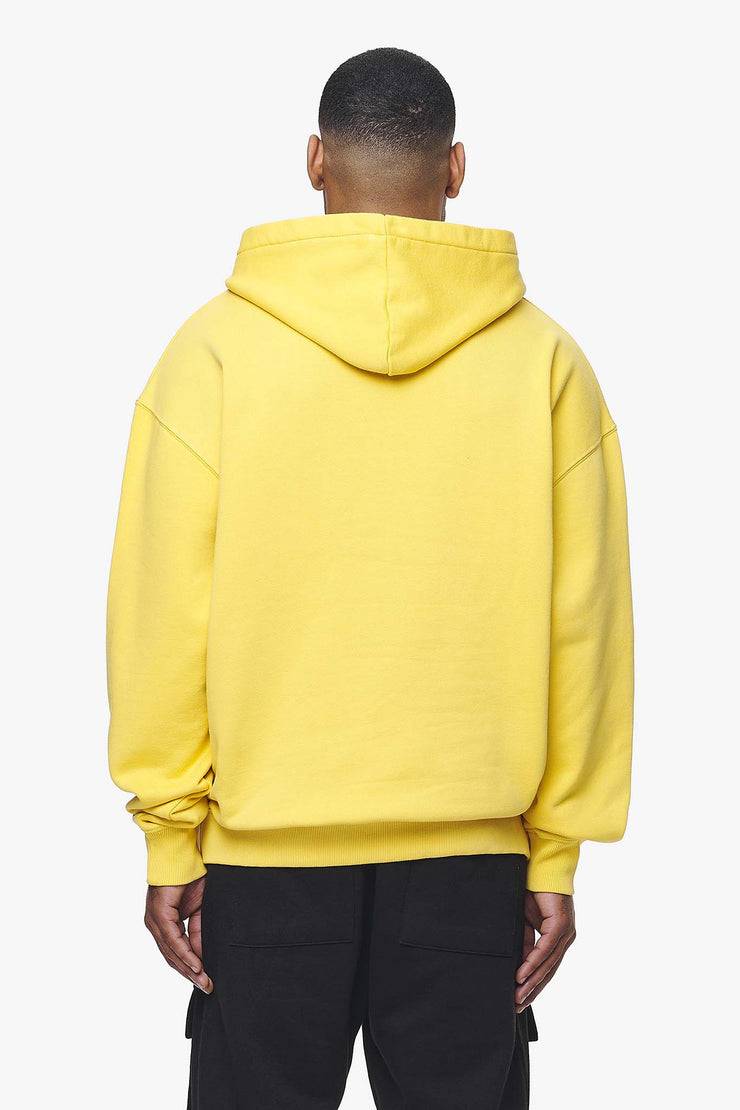 Pegador Logo Oversized Hoodie Vintage Washed Solar Yellow Gum Weihnachtsangebot