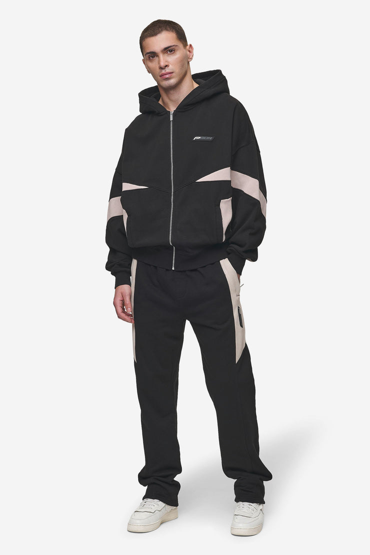 Pegador Aderno Wide Sweat Pants Washed Black Light Beige Blitzangebot