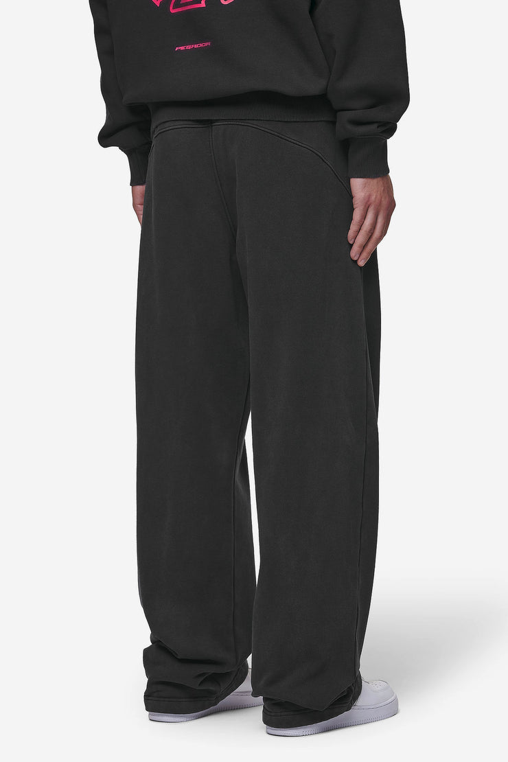 Pegador Conven Loose Sweat Pants Vintage Black Neuheiten