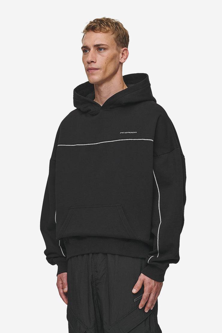 Pegador Beak Boxy Hoodie Washed Black Saisonale Angebote