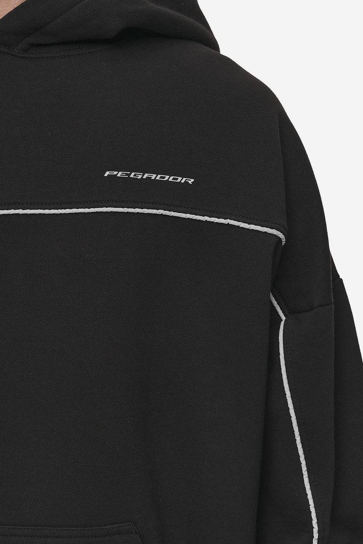 Pegador Beak Boxy Hoodie Washed Black Saisonale Angebote