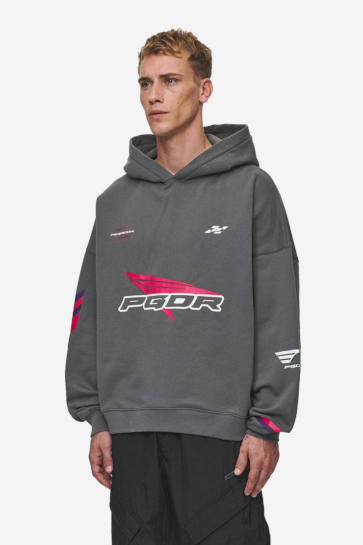Pegador Dome Boxy Hoodie Washed Anthracite Sonderangebote
