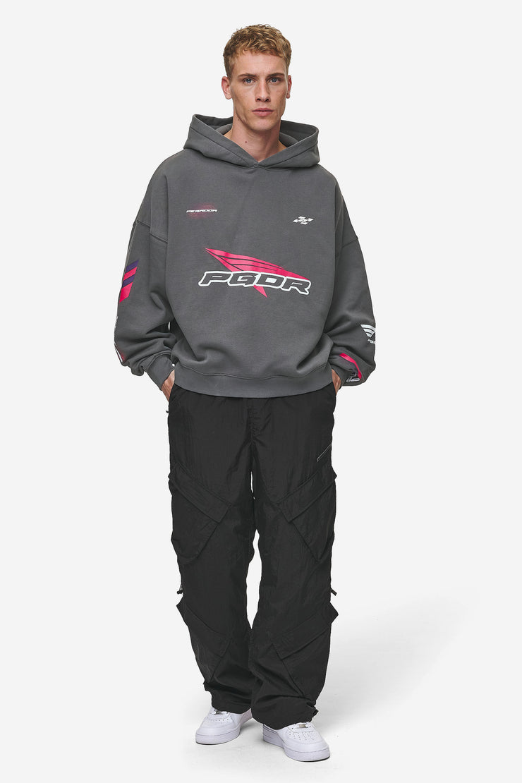 Pegador Dome Boxy Hoodie Washed Anthracite Sonderangebote