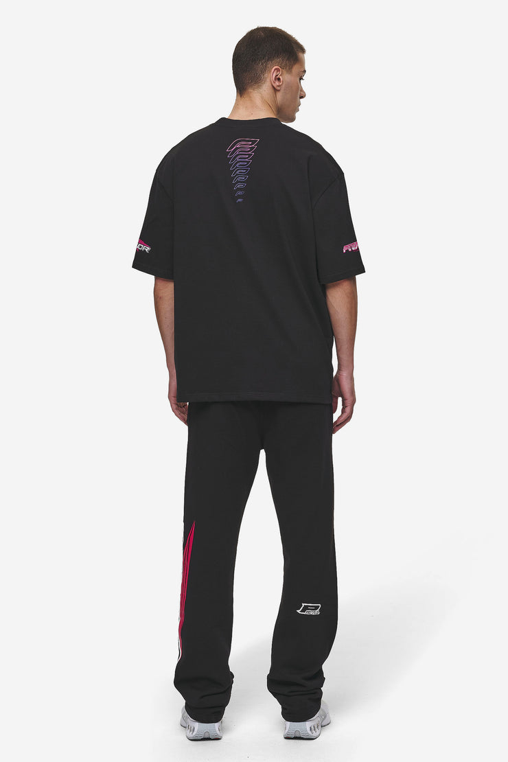 Pegador Saxon Oversized Tee Washed Black Riesige Ersparnisse