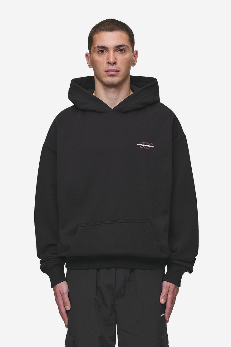 Pegador Lexing Oversized Hoodie Washed Black Super Sparpreis