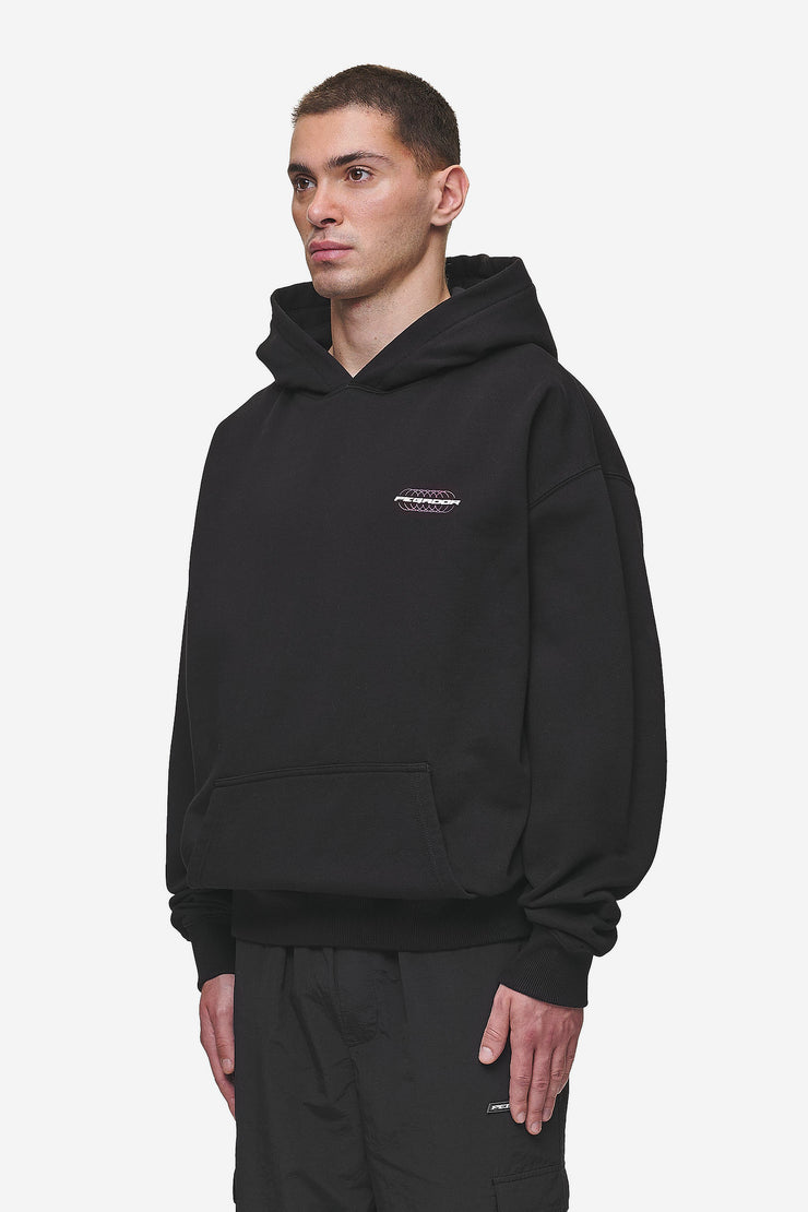 Pegador Lexing Oversized Hoodie Washed Black Super Sparpreis