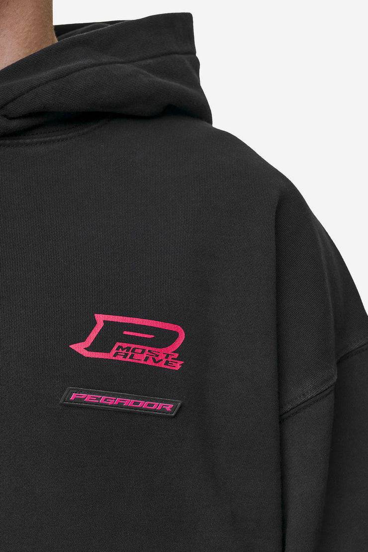 Pegador Hawkins Oversized Hoodie Vintage Black Begrenzte Freigabe