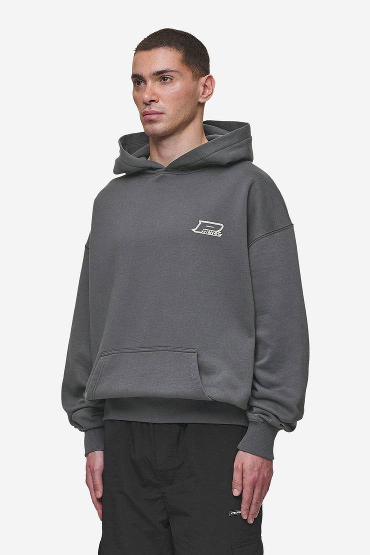 Pegador Fox Oversized Hoodie Washed Anthracite Letzte 2 Tage