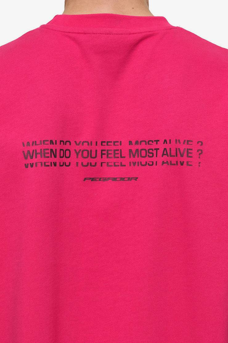 Pegador Edens Oversized Tee Washed Virtual Pink Zeitbegrenzte Promotion