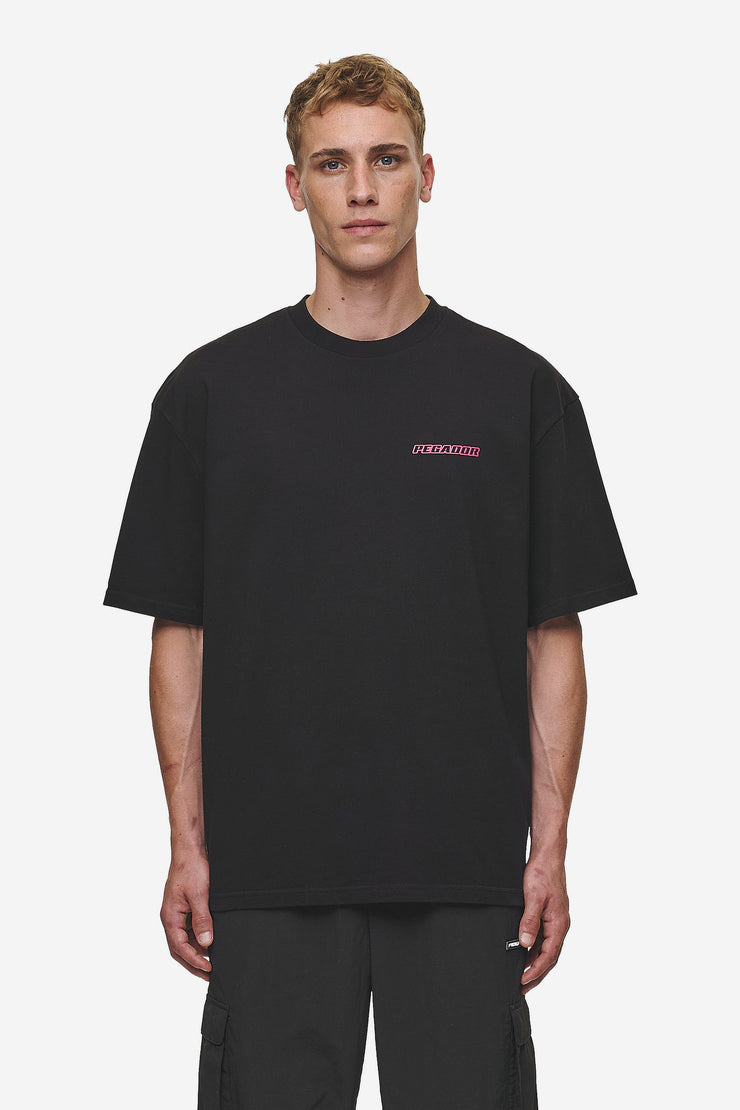 Pegador Bowin Oversized Tee Washed Black Bis zu 50% Rabatt