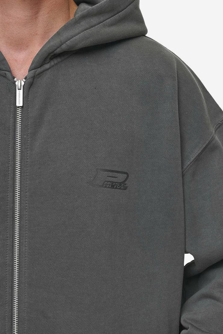 Pegador Lance Oversized Sweat Jacket Vintage Anthracite Bis zu 60% Rabatt