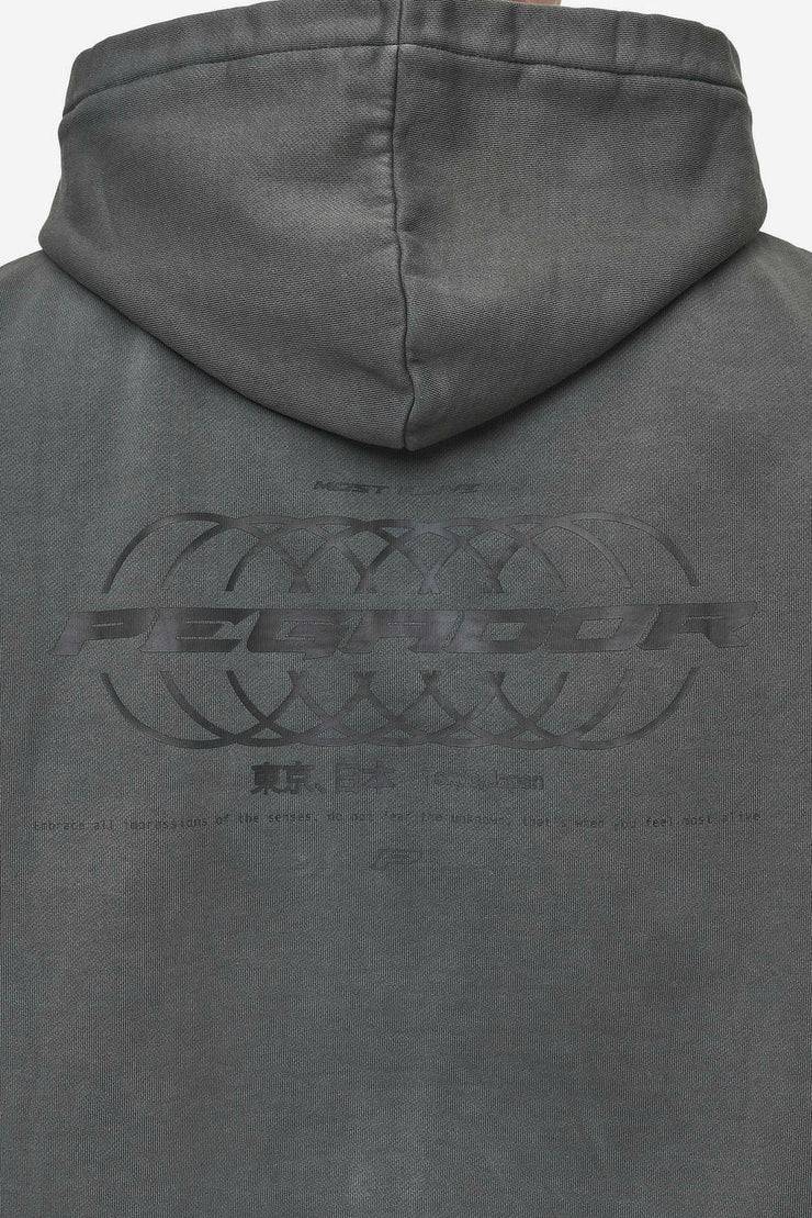 Pegador Lance Oversized Sweat Jacket Vintage Anthracite Bis zu 60% Rabatt