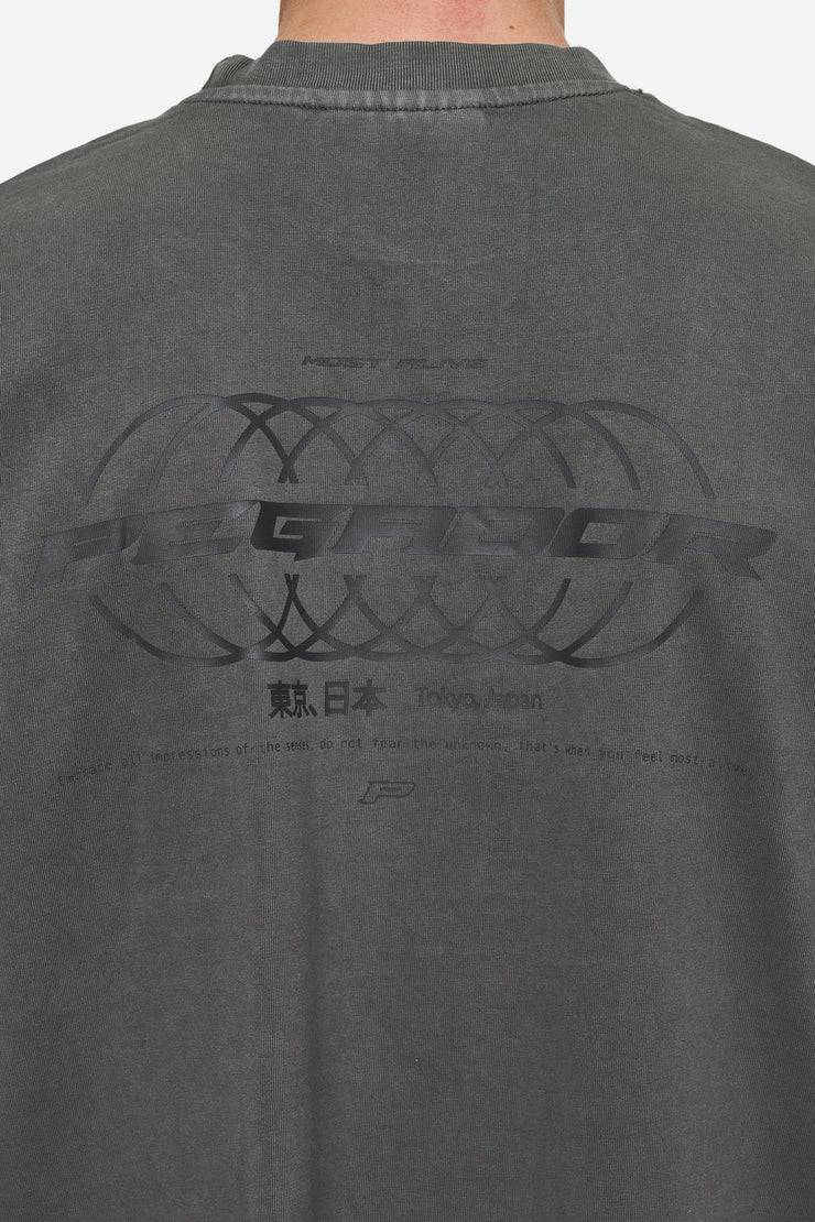 Pegador Lance Oversized Tee Vintage Anthracite Bis zu 65% Rabatt