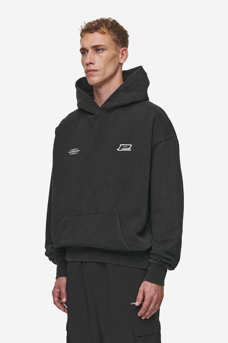 Pegador Lance Oversized Hoodie Vintage Black Nur für heute