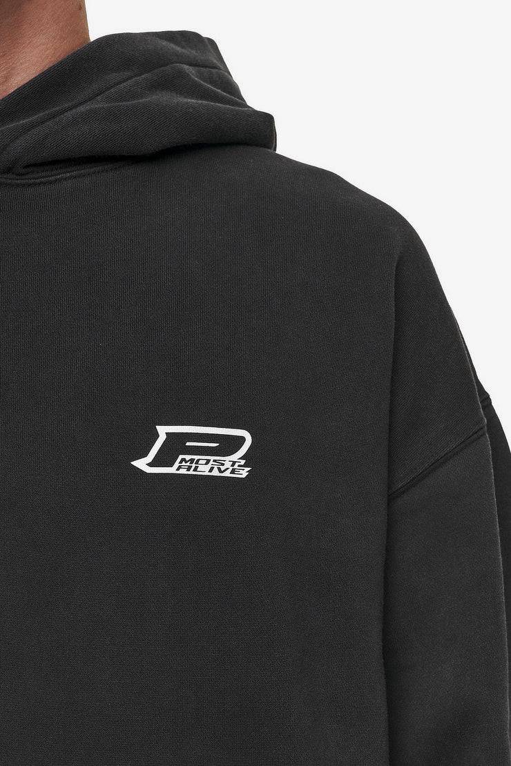 Pegador Lance Oversized Hoodie Vintage Black Nur für heute