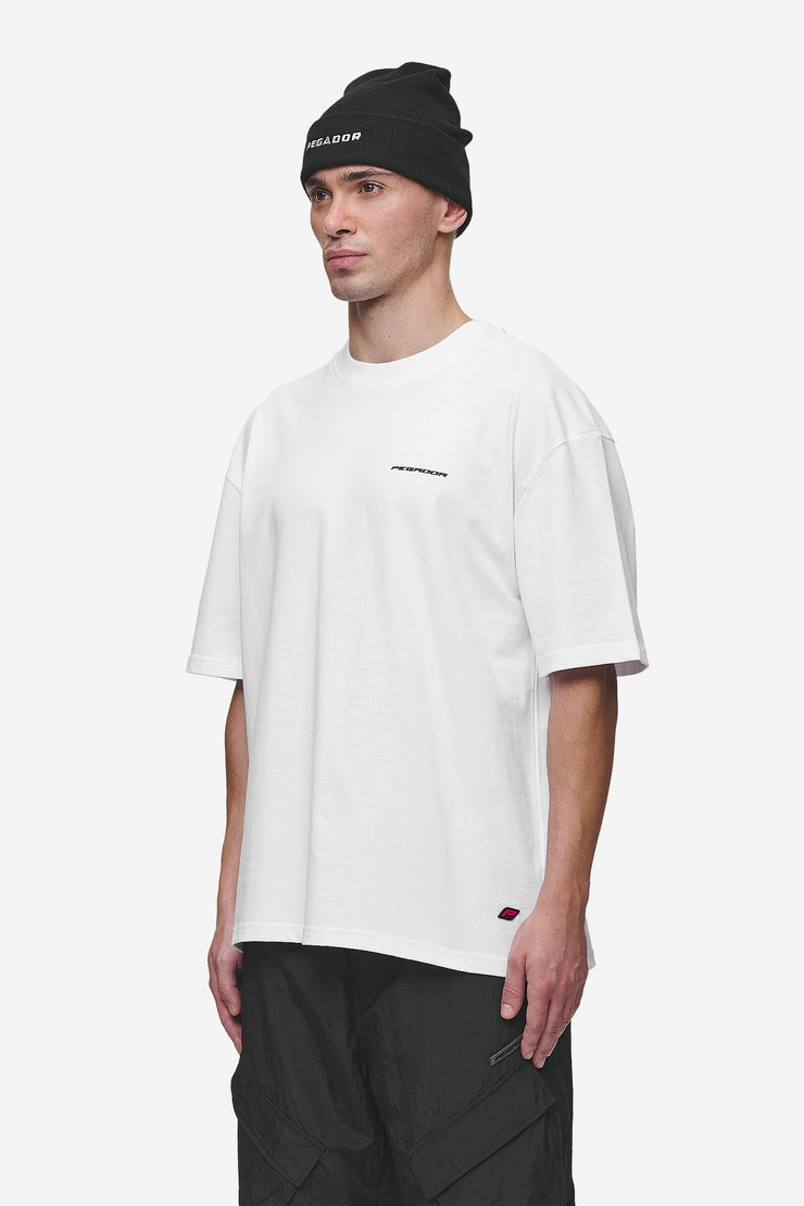 Pegador Charles Oversized Tee White Bis zu 55% Rabatt