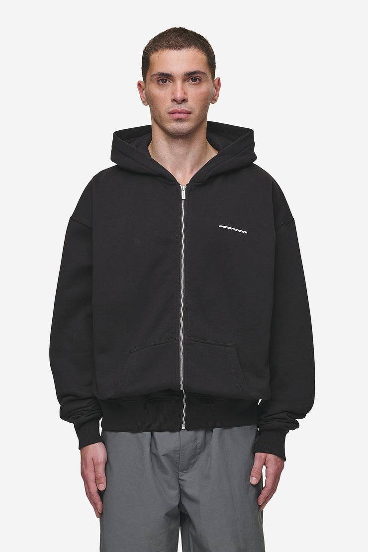 Pegador Charles Oversized Sweat Jacket Washed Black Discount Store für neue Produkte