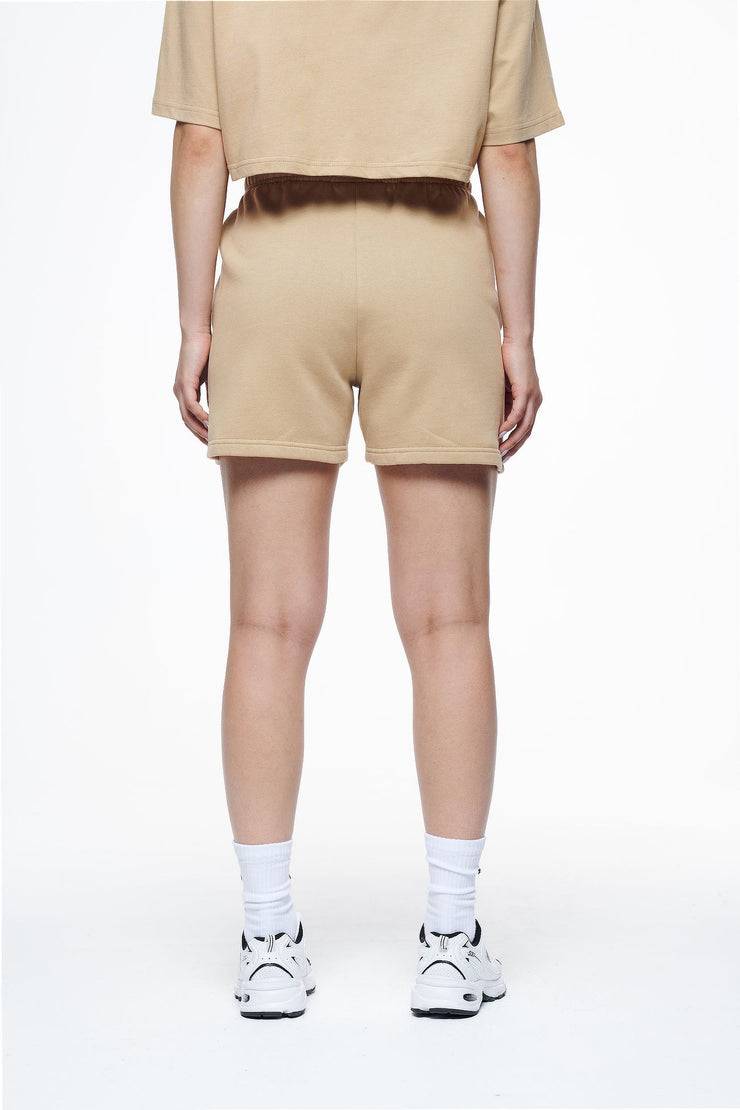 Pegador Umbria High Waisted Shorts Vintage Washed Espresso Gum Fabrikladen