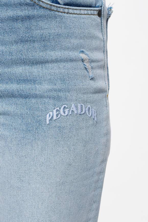 Pegador Soliera Distressed Wide Jeans Light Blue Speichern exportieren