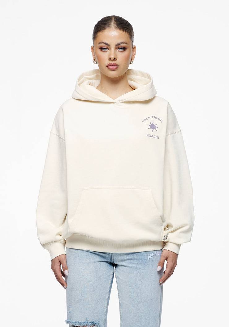 Pegador Siena Oversized Hoodie Vintage Washed Unbleached Im Verkauf