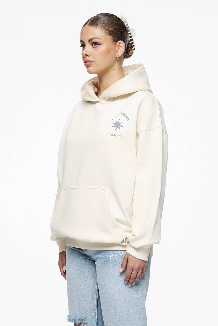 Pegador Siena Oversized Hoodie Vintage Washed Unbleached Im Verkauf