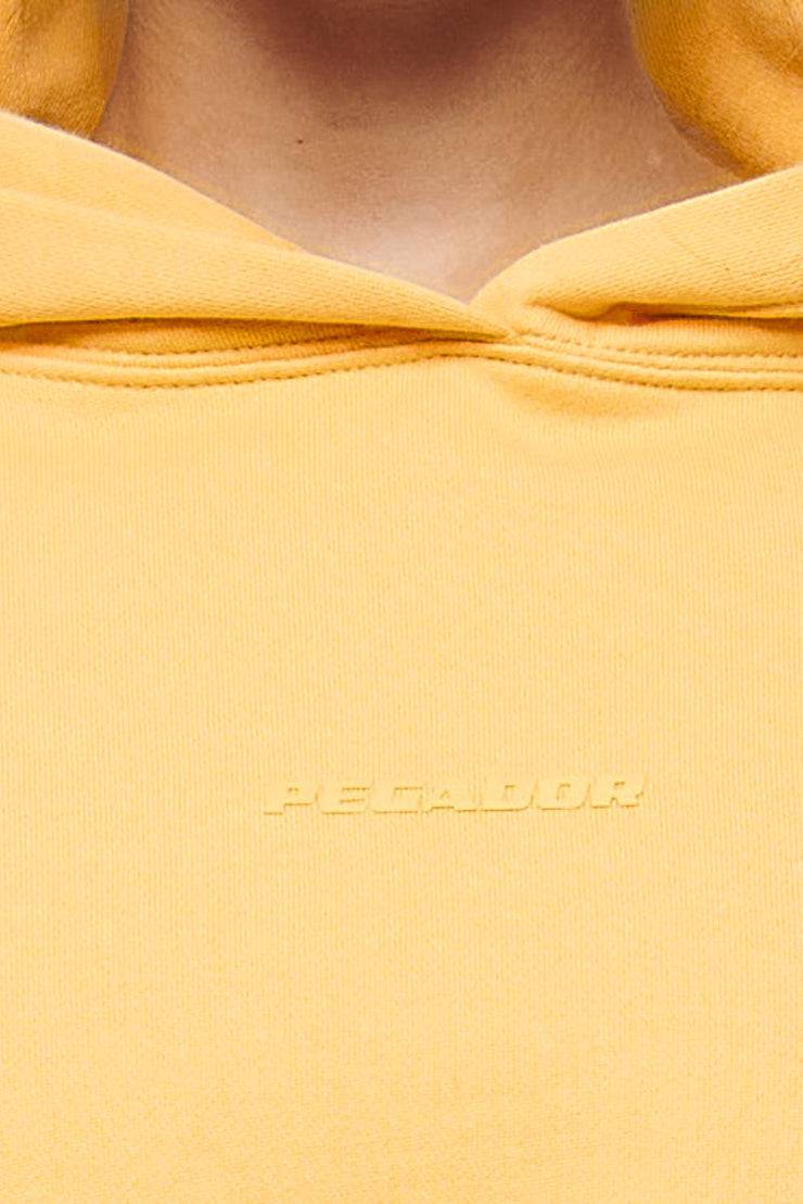 Pegador Salita Oversized Cropped Hoodie Vintage Washed Golden Sun Gum 2025