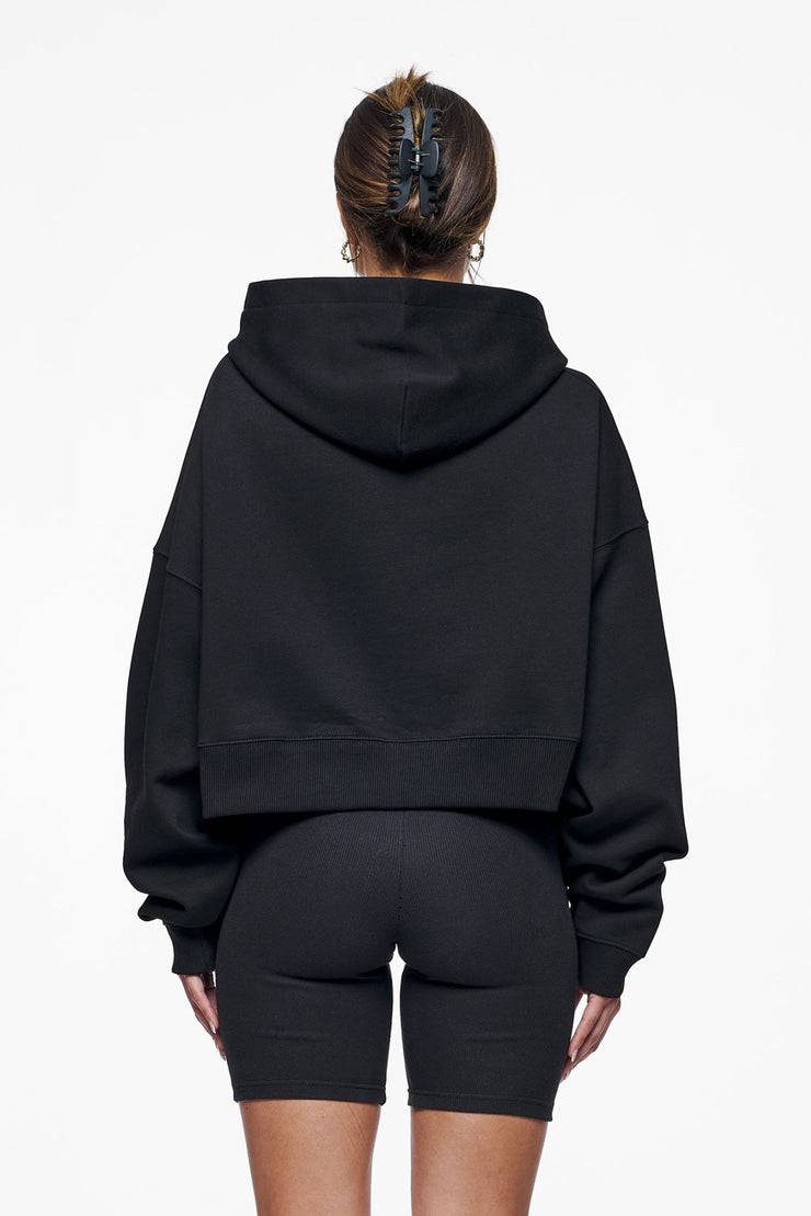 Pegador Salita Oversized Cropped Hoodie Black Gum Online