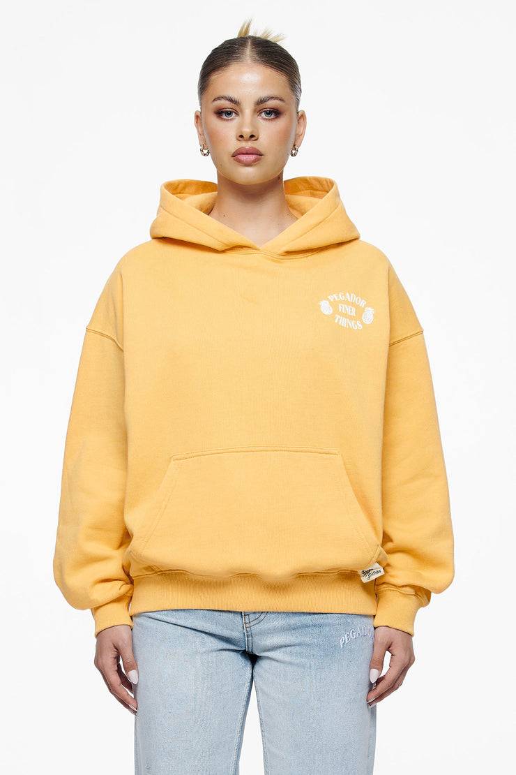 Pegador Roma Oversized Hoodie Vintage Washed Golden Sun Angebote