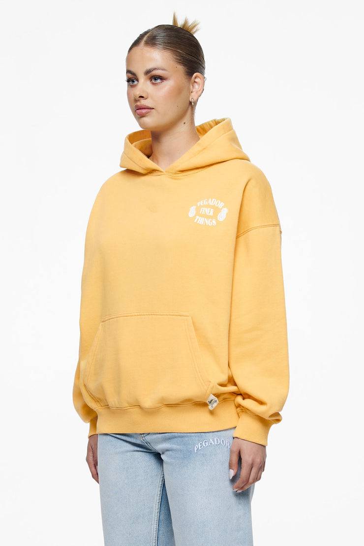 Pegador Roma Oversized Hoodie Vintage Washed Golden Sun Angebote