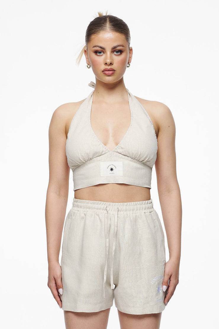 Pegador Molli Canvas Neckholder Top Unbleached Schlussverkauf