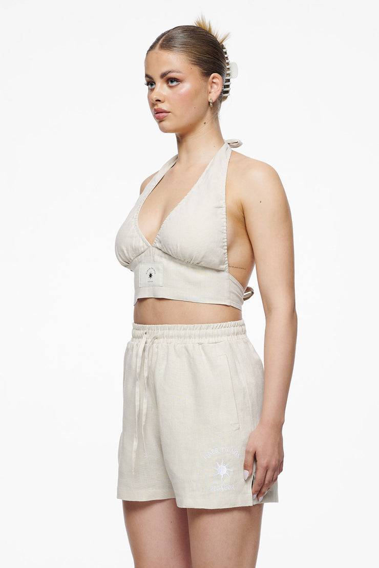 Pegador Molli Canvas Neckholder Top Unbleached Schlussverkauf