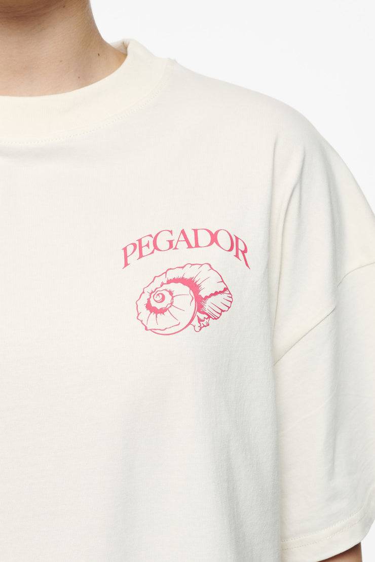 Pegador Metra Heavy Oversized Tee Vintage Washed Unbleached Günstiger Verkauf