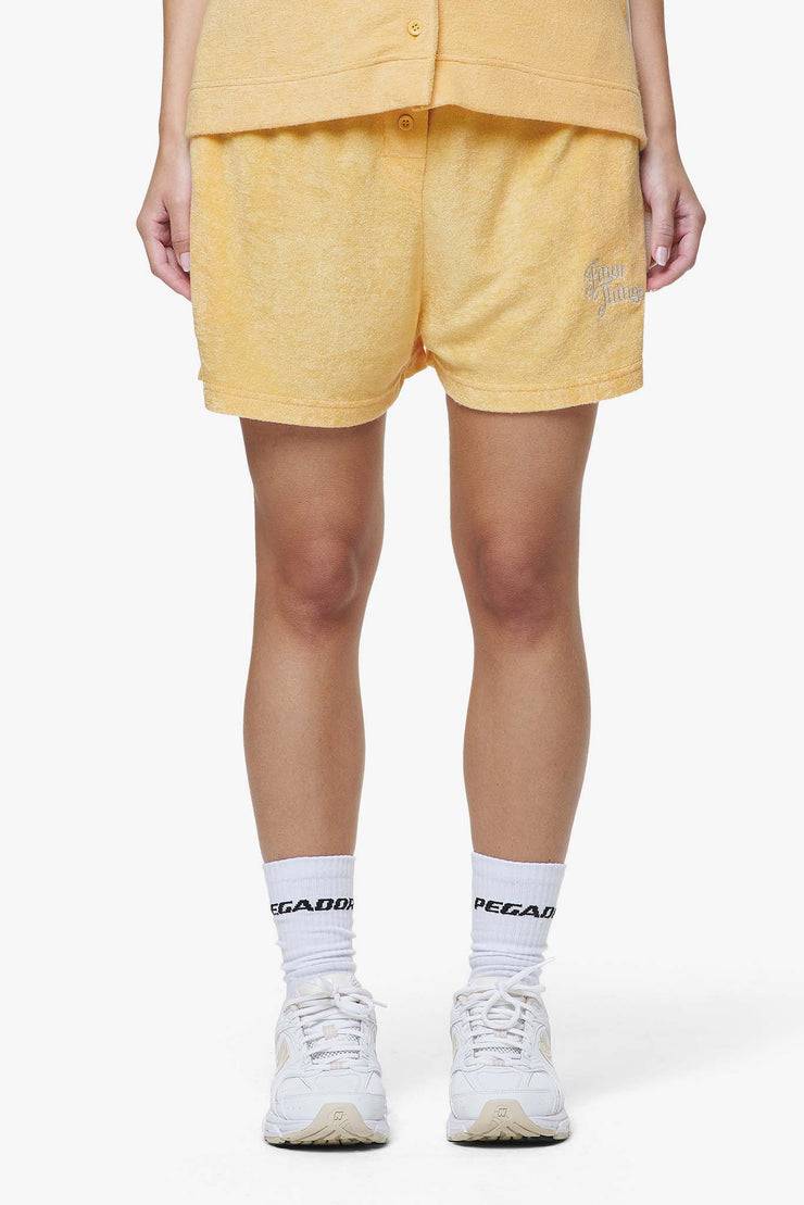Pegador Camucia Frottee Shorts Golden Sun Online Shopping