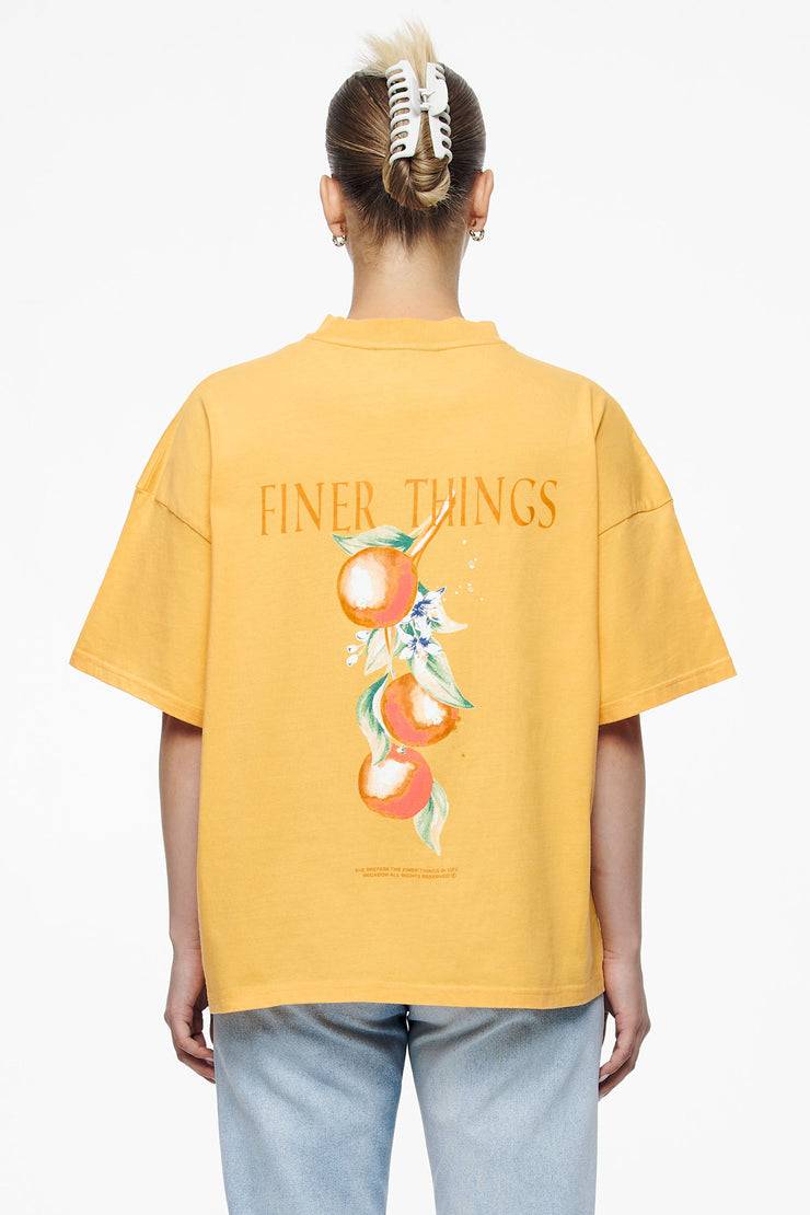 Pegador Brenda Heavy Oversized Tee Vintage Washed Golden Sun Exklusivangebot