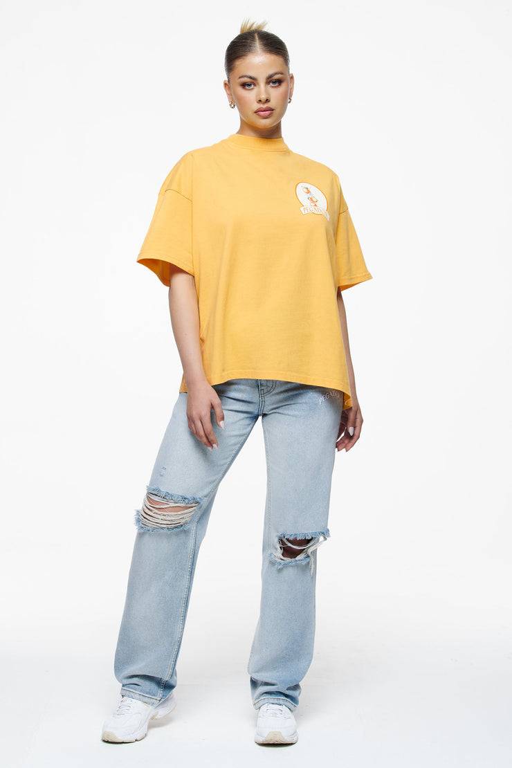 Pegador Brenda Heavy Oversized Tee Vintage Washed Golden Sun Exklusivangebot