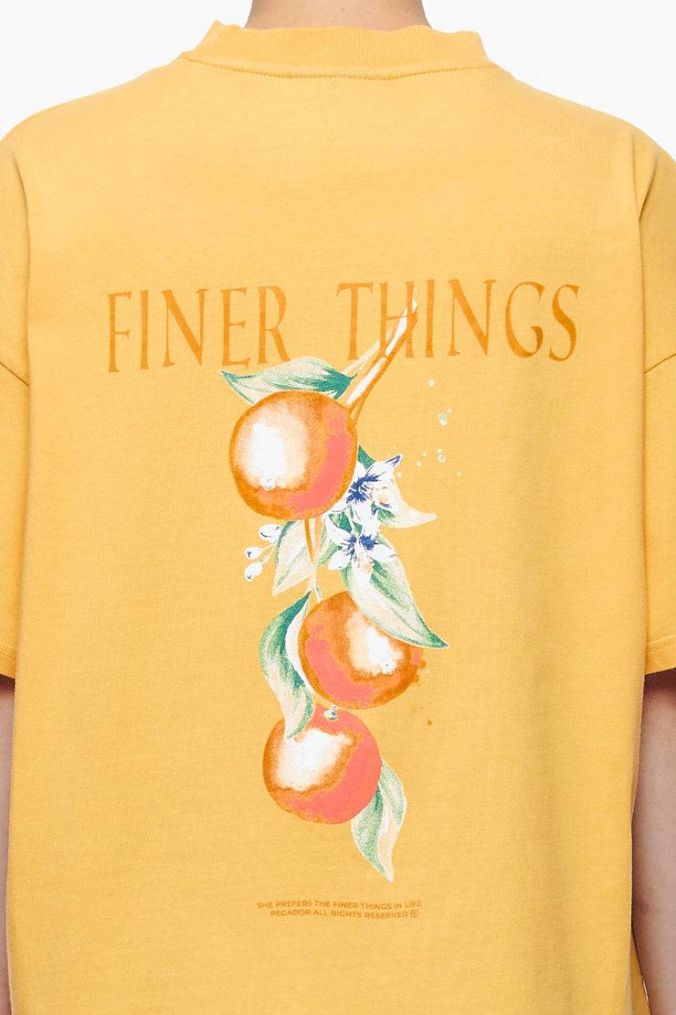 Pegador Brenda Heavy Oversized Tee Vintage Washed Golden Sun Exklusivangebot