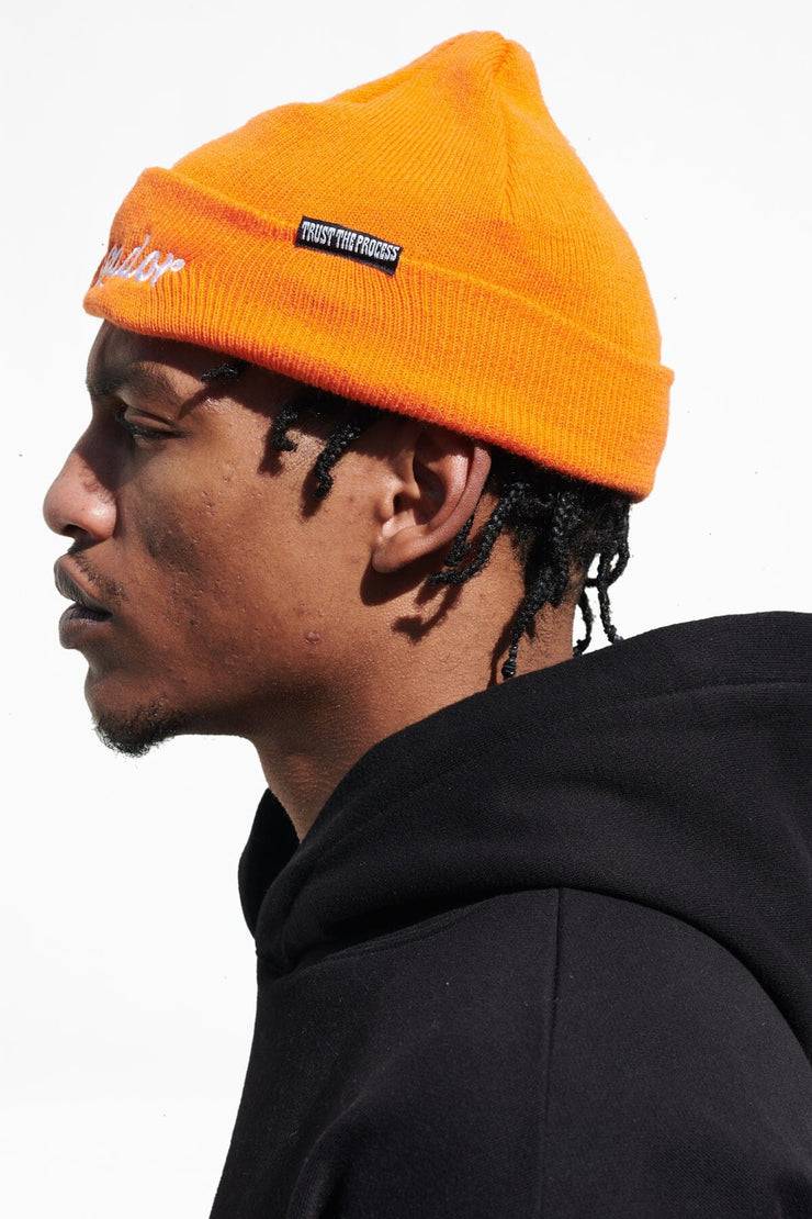 Pegador Birch Fisherman Beanie Sunrise Orange White Jubiläumsangebot