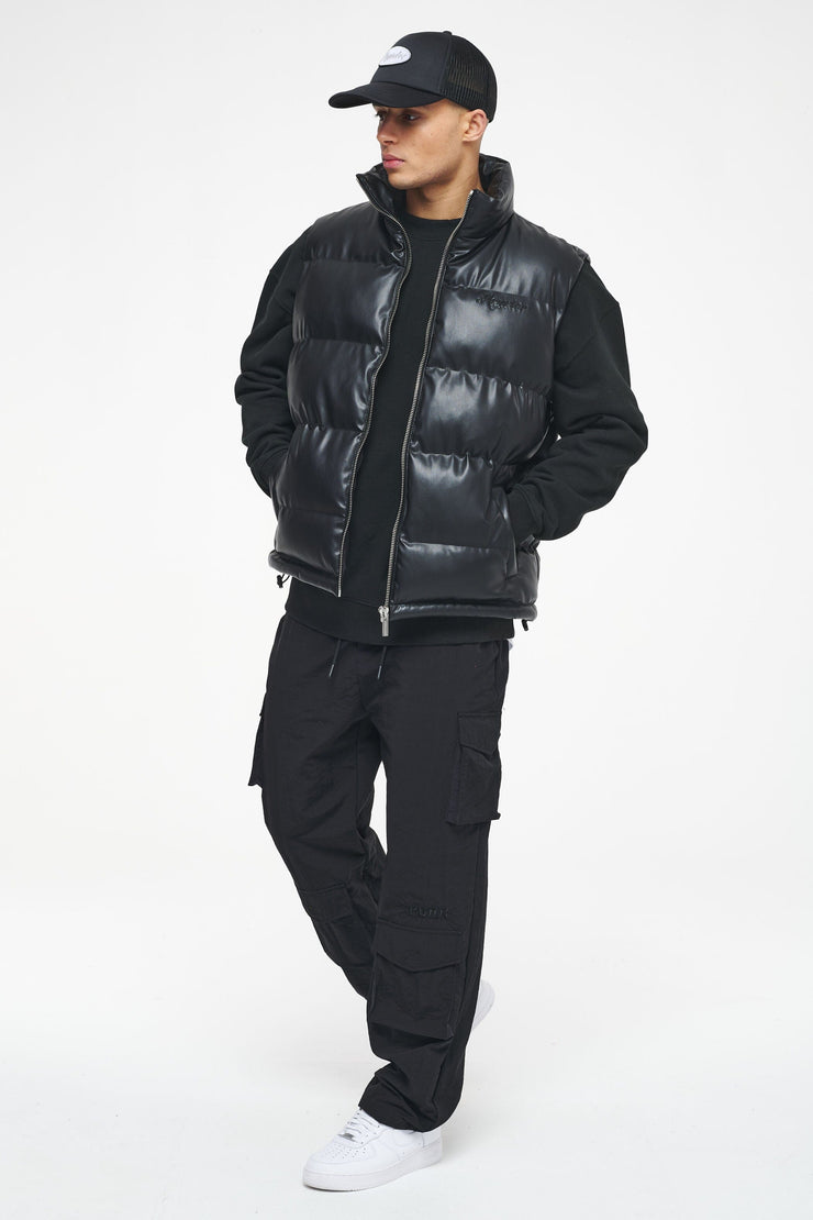 Pegador Bonac Baggy Track Pants Black Online Outlet