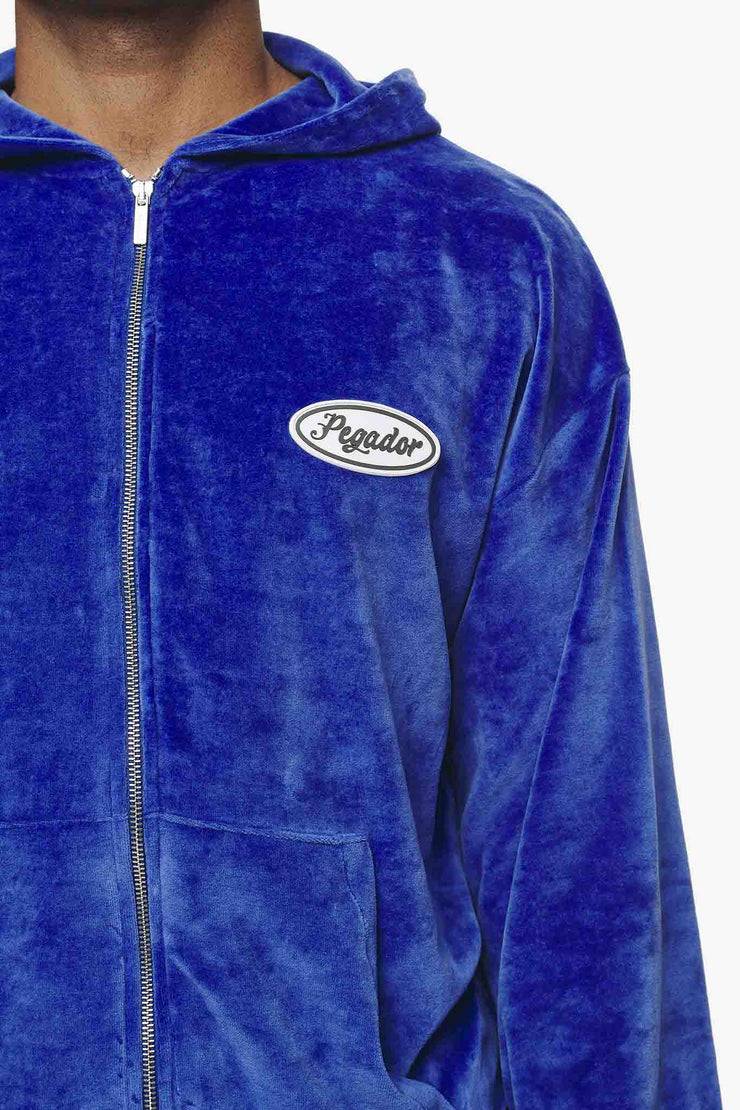 Pegador Weaver Oversized Velour Jacket Magic Violet Große Rabatte