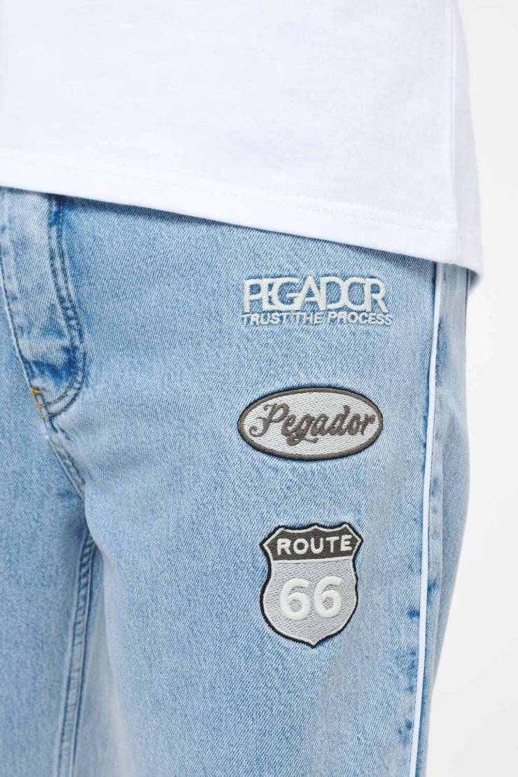 Pegador Vanness Baggy Jeans Washed Blue Räumungsverkauf