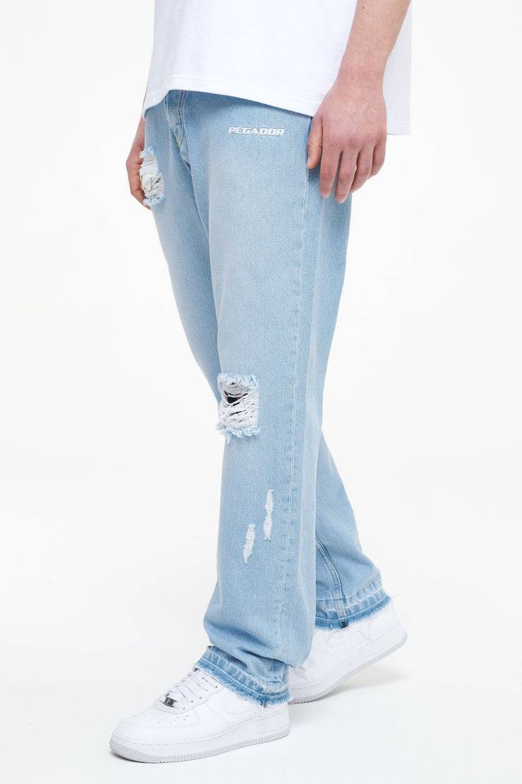 Pegador Abott Wide Jeans Washed Blue Kauf eins, bekomm eins gratis